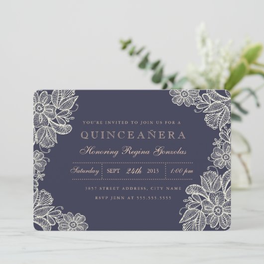 ヴィンテージレースキンセアニェラ 招待状 (スタンド正面)