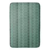 ヴィンテージレースグリーンの装飾用オープニング バスマット (正面縦)