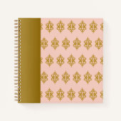 ヴィンテージレースゲストブックノートブックギフト ノートブック (正面)