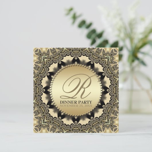 ヴィンテージレースゴールデンディナーパーティの招待状 招待状 (スタンド正面)