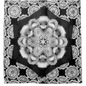 ヴィンテージレースシャワーカーテン シャワーカーテン (正面)