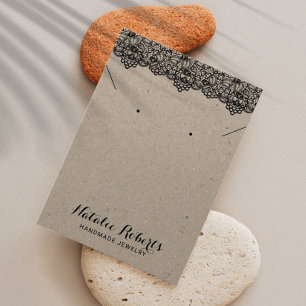 ヴィンテージレースジュエリーイヤリングネックレスディスプレイ