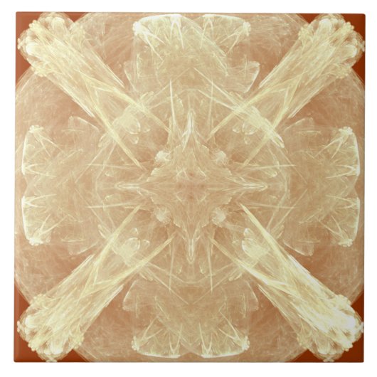 ヴィンテージレーステクスチャパターンセラミックタイル タイル (正面)