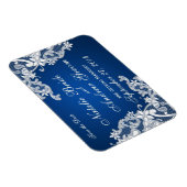 ヴィンテージレースデザイン日付の保存 マグネット (右側)