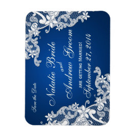 ヴィンテージレースデザイン日付の保存 マグネット