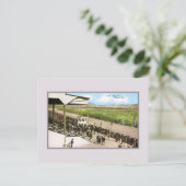 ヴィンテージレーストラック（競馬）ティファナメキシコ ポストカード (スタンド正面)