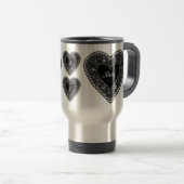 ヴィンテージレースハート トラベルマグ (正面右)