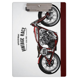 ヴィンテージレースバイク |オートバイのクリップボード クリップボード