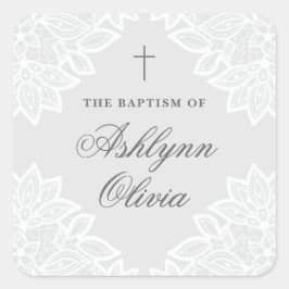 ヴィンテージレースバプテスシール スクエアシール