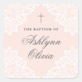 ヴィンテージレースバプテスシール スクエアシール (正面)