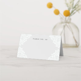 ヴィンテージレースバプテステーブルテント座席表 プレイスカード