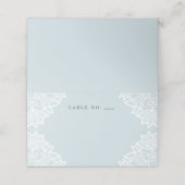 ヴィンテージレースバプテステーブルテント座席表 プレイスカード (外部開封)