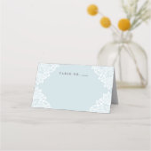 ヴィンテージレースバプテステーブルテント座席表 プレイスカード (正面)