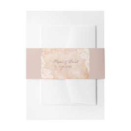 ヴィンテージレースバラオールド紙ウェディングウェディング 招待状ベリーバンド