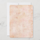 ヴィンテージレースバラオールド紙ブライダルシャワー招待状 招待状 (裏面)