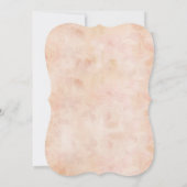 ヴィンテージレースバラオールド紙ベビーシャワー招待状 招待状 (裏面)