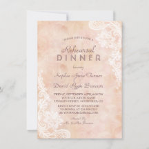 ヴィンテージレースバラオールド紙リハーサルディナー