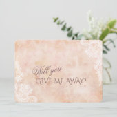 ヴィンテージレースバラオールド紙与えは私遠くに 招待状 (スタンド正面)