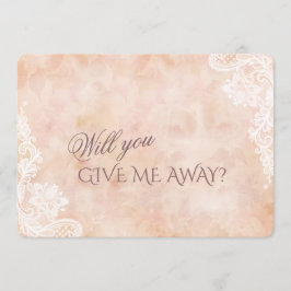 ヴィンテージレースバラオールド紙与えは私遠くに 招待状