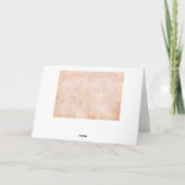 ヴィンテージレースバラオールド紙結婚ズサンキュー サンキューカード (裏面)