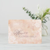 ヴィンテージレースバラオールド紙結婚ズフラワーガール (スタンド正面)