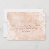 ヴィンテージレースバラオールド紙結婚ズフラワーガール (裏面)