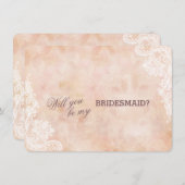 ヴィンテージレースバラオールド紙結婚ズ花嫁 招待状 (正面/裏面)