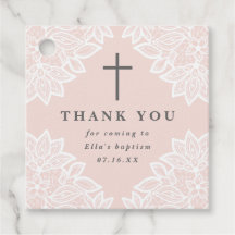 ヴィンテージレースピンクバプテ感謝していィスメッセージカード