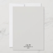 ヴィンテージレースフローラゴールドフォイルエンボス結婚ズ 招待状 (裏面)