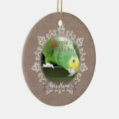 ヴィンテージレースペットバードメモリアルオーナメント セラミックオーナメント (右)