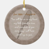 ヴィンテージレースペットバードメモリアルオーナメント セラミックオーナメント (裏面)