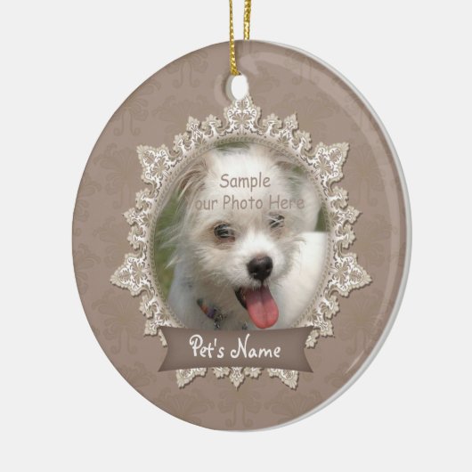 ヴィンテージレースペット記念オーナメント セラミックオーナメント (左)