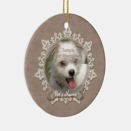 ヴィンテージレースペット記念オーナメント セラミックオーナメント (右)