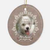 ヴィンテージレースペット記念オーナメント セラミックオーナメント (左)