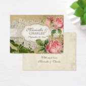 ヴィンテージレースモダンティーステンドアジサイnバラ (デスク)