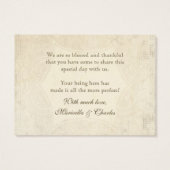 ヴィンテージレースモダンティーステンドアジサイnバラ (裏面)