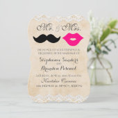 ヴィンテージレースリップ&スタッシュ招待状 招待状 (スタンド正面)