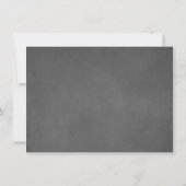 ヴィンテージレースワイナリーウェディング日付を保存 招待状 (裏面)