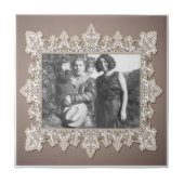 ヴィンテージレース写真テンプレートタイル タイル (正面)