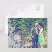 ヴィンテージレース写真ポストカードを保存 案内ポストカード (正面/裏面)