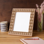 ヴィンテージレース写真枠 レーザー彫刻フレーム (左)