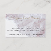 ヴィンテージレース及びバラウェディングプランナー 名刺 (裏面)