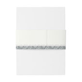 ヴィンテージレース及び真珠フローラ 招待状ベリーバンド (裏面例)