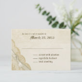 ヴィンテージレース及び結婚弓の反応 出欠カード (スタンド正面)