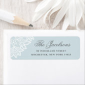 ヴィンテージレース差出人住所ラベル ラベル (インサイチュ)