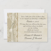 ヴィンテージレース日付の保存 セーブザデート (裏面)