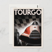 ヴィンテージレース用ポスター付き葉書プリント ポストカード (正面/裏面)