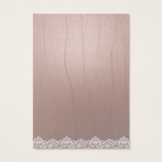 ヴィンテージレース禅紙イヤリングディスプレイカード (裏面)