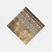 ヴィンテージレース紙プレート スタンダードランチョンナプキン (角)