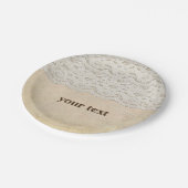 ヴィンテージレース素朴ロマンスウェディングパーティープレート ペーパープレート (アングル)